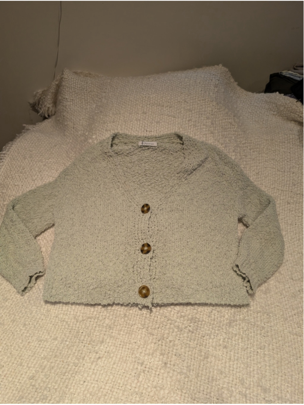 Women's Sky Boutique Green Cardigan Sweater Size S